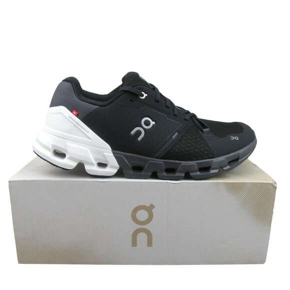 ON Cloudflyer V4 Athletic Running Shoes Men's Size 12.5 Black White NEW